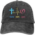 Faith Hope Love Christian Mans Sport Casquette de Baseball Hiver[1194]-0