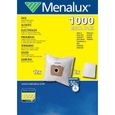 Sac aspirateur Menalux 1000 MP avec 12 sacs et 2 micro filtres-0