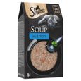 LOT DE 3 - SHEBA - Soup au Thon Soupe pour chat Adulte Pâtée pour chat - boite de 4 sachets de 40 g-0