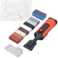 FRA - Kit de réparation de carrelage Ensemble de bloc de cire de stylo de chauffage électrique de réparation de tuile outils-0
