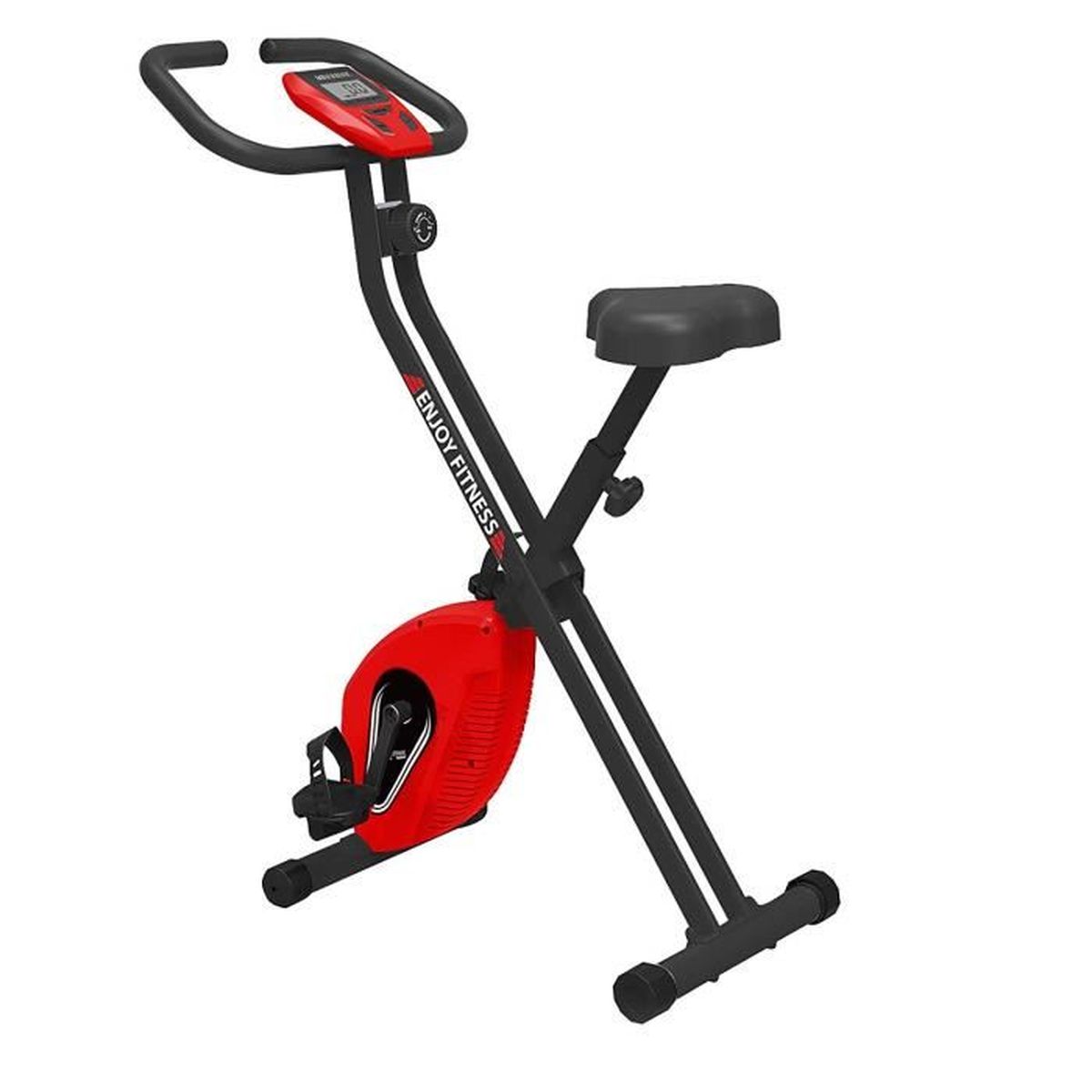 Dakavia Velo D Appartement Statique Pliable Avec Support De Portable Ecran Lcd 1 5 Kg De Roue D Inertie 8 Niveaux De Resistance Prix Pas Cher Cdiscount