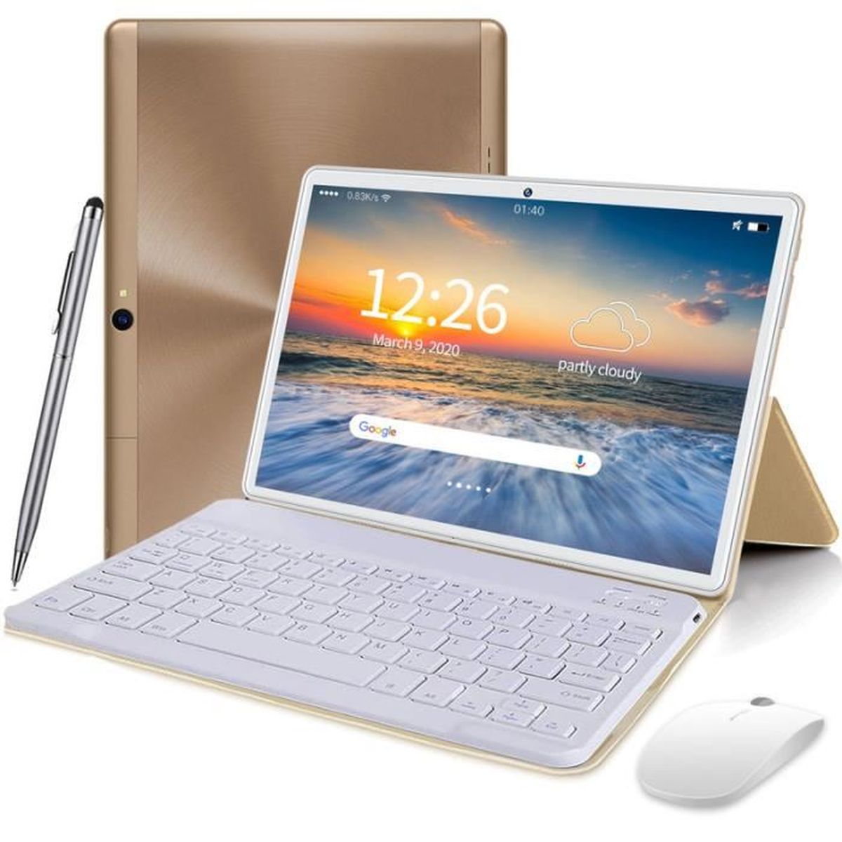 Tablette Tactile Ordinateur portable 2 en 1 Ecran