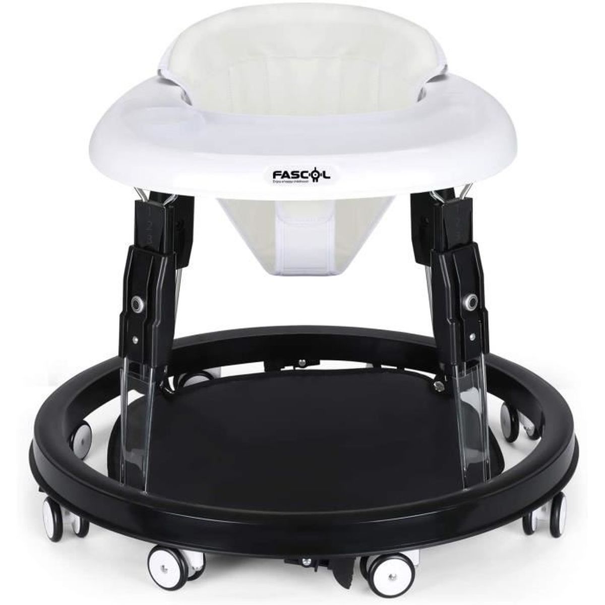 Fascol Trotteur Bebe Pliable Pour Garcon Et Fille Avec 8 Roues En Caoutchouc Silencieuses Et Plateau Amovible Trotteur Pour Bebe De Prix Pas Cher Cdiscount