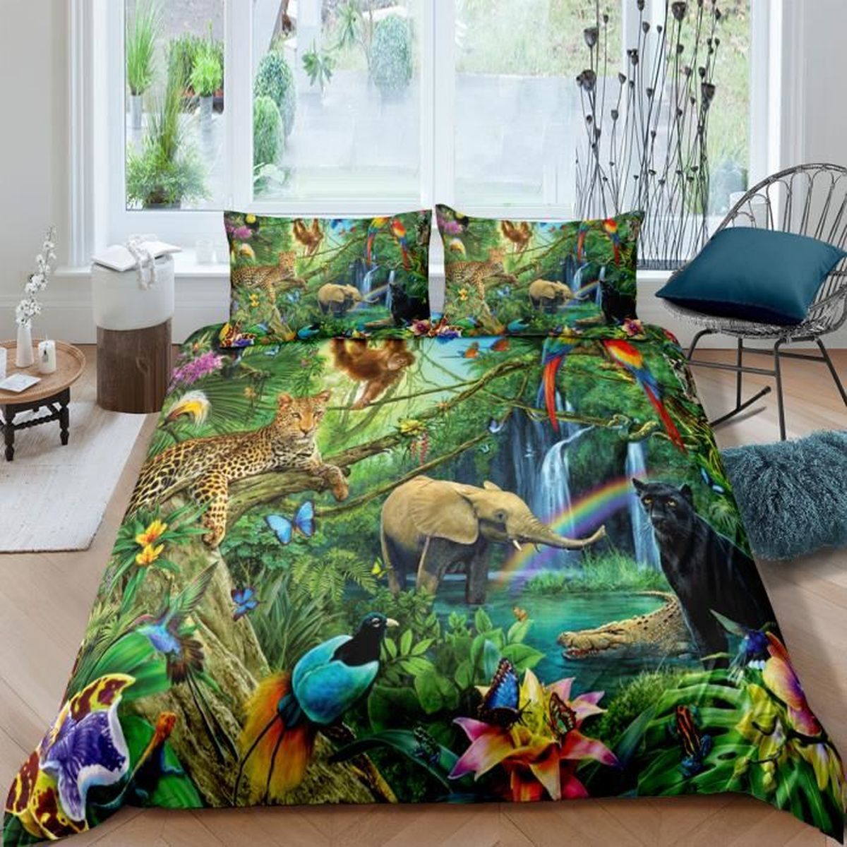 Housse De Couette 200x220 Morbuy Parure De Lit Enfant Panda