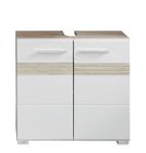 trendteam smart living Meuble Sous-Vasque pour Salle de Bain Amanda, 60 x 56 x 34 cm Aspect du Corps du Meuble : Chêne Clair San Rem