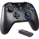 Manette de jeu - EASYSMX - Manette PC/PS3 sans Fil Rechargeable - Vibration - Compatible PC et PS3 - Noir