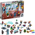 LEGO® 76196 Marvel Le Calendrier de l’Avent des Avengers, Jouet Enfants 7 ans, avec Spider-Man et Iron Man, Cadeau Noël