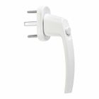 SOTECH Poignée de fenêtre avec bouton poussoir et grille 45° 28 x 151 x 62 mm aluminium blanc poignée de porte pati