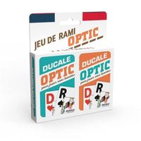 Jeu de Rami - Cartamundi - Ducale Optic Ecopack - Blanc et Multicolore - Enfant - Mixte - A partir de 6 ans