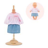 COROLLE - Top & Jupe pour poupon 30cm - Vêtement casual pour enfant dès 18 mois