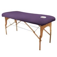 Drap housse de protection en éponge pour table de massage - Violet - Vivezen