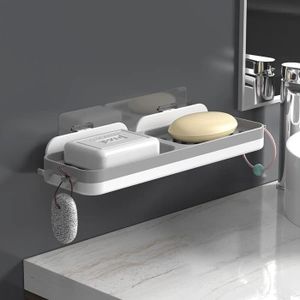 Porte-savon Vintage Allibert - Acier Inox Et Acrylique - Fixation Murale Salle De Bain