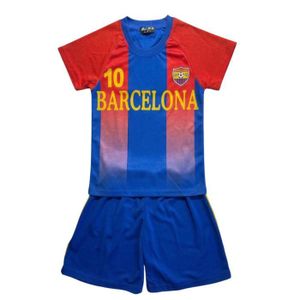 Maillot Et Short Football Enfant YOHA #10 Argentine Barcelona Miami - Set Cadeau Tailles Jeunesse