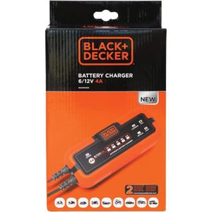 CHARGEUR DE BATTERIE BLACK+DECKER Chargeur de Batterie Intelligent & Ma
