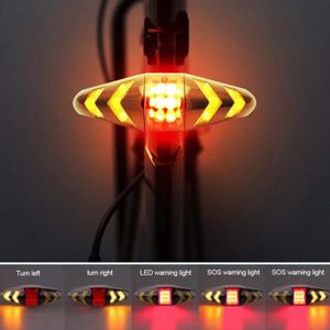 Feux Clignotants LED Sans Fil - 4 Lampes Télécommandées, étanches IP65 Pour Vélo, Moto, Voiture