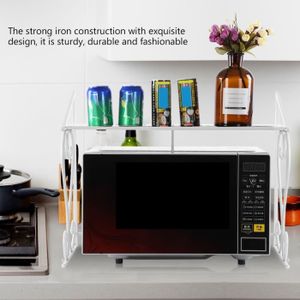 Meubles Cuisine Etagere Micro Ondes En Metal Support De Four A