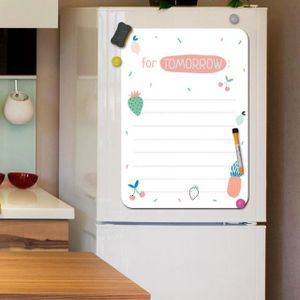 BLOC NOTE FRIGO MAGNETIQUE  Liste de courses  Mémo aimanté hebdo à mettre  sur son réfrigérateur dans la cuisine pour planif [90] - Cdiscount  Beaux-Arts et Loisirs créatifs