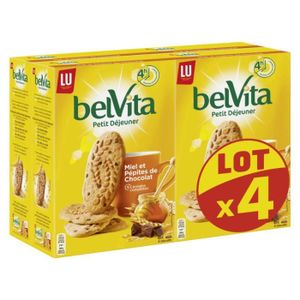Belvita petit déjeuner X4 - BELVITA - Carton de 30 sachets