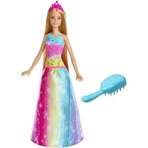 POUPÉE Poupée Barbie Dreamtopia Princesse Arc-en-ciel Son