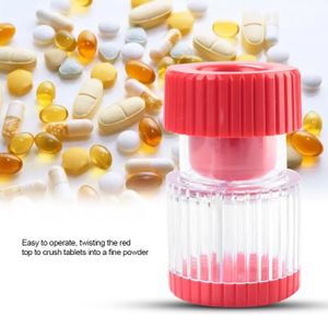 PILULIER Broyeur de Pilules Léger Portable Pulvérisateur de Récipient de Pilule pour Médecine Tablette
