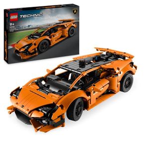ASSEMBLAGE CONSTRUCTION LEGO® Technic 42196 Lamborghini Huracán Tecnica orange Voiture Jouet Pour Enfant de 9 Ans