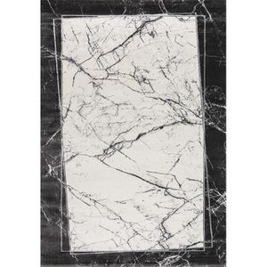 Pierre - tapis effet marbre - argent 080 x 250 cm NAXOS802503815SILVER -  Conforama