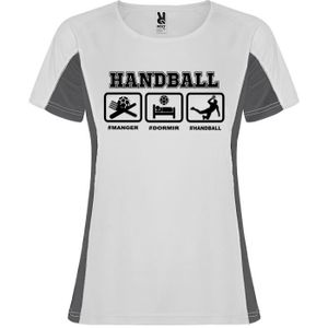 T-SHIRT MAILLOT DE SPORT T-shirt bicolor handballeuse 