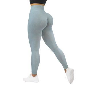 PANTALON DE SPORT Pantalon de sport,Leggings de Yoga taille haute sans couture pour femmes, de Fitness, de gymnastique, d'entraînement - SL814SB[B80]