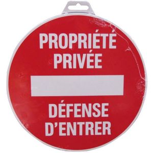 Panneau PROPRIÉTÉ Privée BAIGNADE & PECHE INTERDITES 300 mm signalétique - Sig