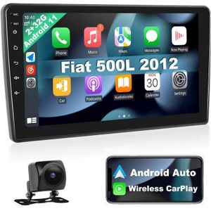 AUTORADIO [2G+64G] Android 13 Autoradio Pour Fiat 500L 2012,