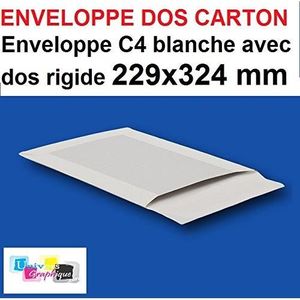 3 enveloppes DOS CARTON RIGIDE A3 C3 320 X 430 mm pochette MARRON