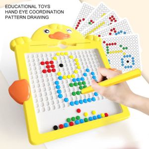 Planche à dessin magnétique pour enfants, Puzzle Double chevalet, jouet en  bois, carnet de croquis, cadeau, jouet de développement de l'intelligence