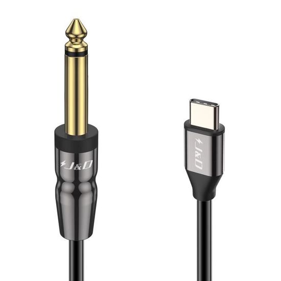 Cavo Audio PA Mono Y Maschio A Femmina Doppio Da 6,35 1/4 - Foto 2