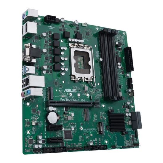 ASUS Pro B660M-C D4-CSM, Intel B660 Mainboard - Sockel 1700, DDR4