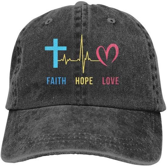 Faith Hope Love Christian Mans Sport Casquette de Baseball Hiver[1194]