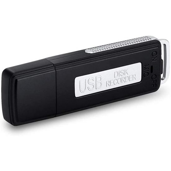 MP Power @ Clé USB Numérique Enregistreur Flash Memory Stick Voice Dictaphone Recorder 8 Go