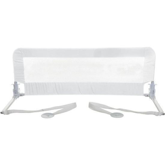 DREAMBABY Barrière de lit Extra large PHOENIX - Pliable et portable - L 110 x L 45,5 cm - Blanche