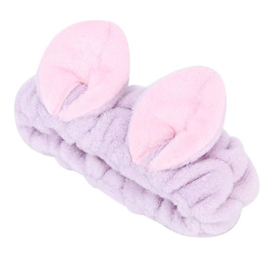 13 -Bandeau oreilles de chat,1 pièce,maquillage,lavage,oreilles de