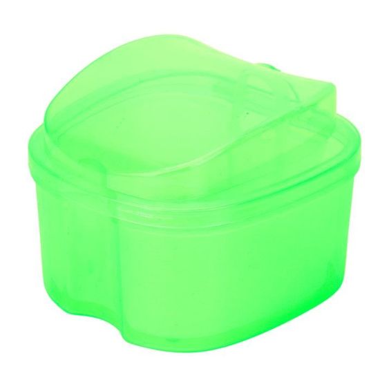 Boîte De Rangement Pour Prothèses Dentaires, Gouttières, Appareils Orthodontiques - Blanc, étanche, Compacte 4cm