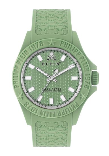 Bracelet De Rechange En Silicone Noir Philipp Plein - Pour Montre Squelette Automatique - PWBAA