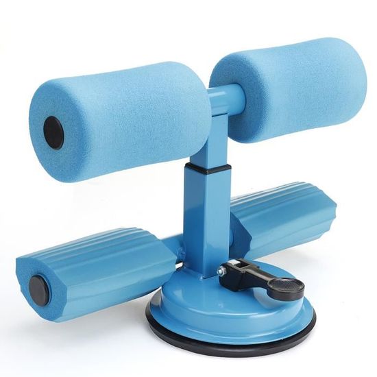 Ventouse Sit Up Aide Abdominal abdos Equipement de fitness Appareil d assistant Hauteur reglable BLEU