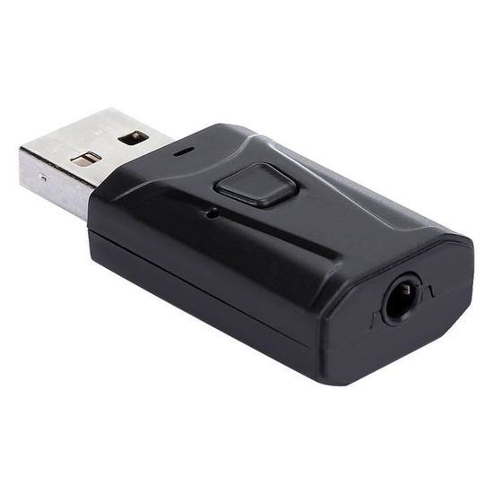 Adaptateur Bluetooth 5.0 Émetteur/Récepteur Avec Jack 3,5mm - Pour TV, Voiture, Enceinte - Faible Latence Plug & Play - 5