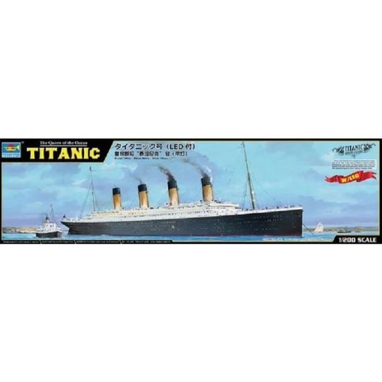 Maquette Bateau R.m.s. Titanic - TRUMPETER - 1280 pièces - Mixte - Adulte