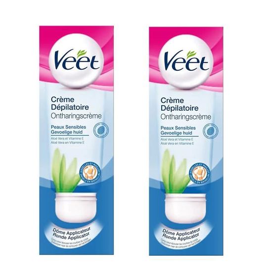 Veet Epilation Crème Dépilatoire Aisselles Maillot 100 ml Lot de 2 Cdiscount Au quotidien