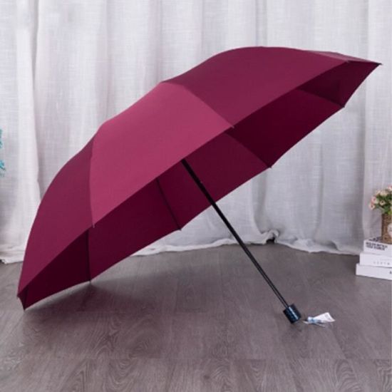 VBESTLIFE Parapluie Pliant VBESTLIFE Parasol Parapluie De Pluie 3 Plis