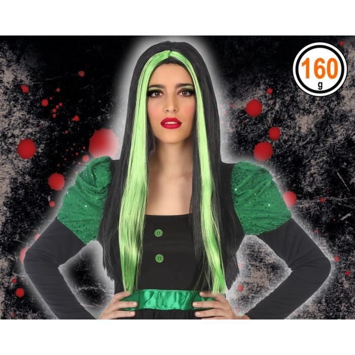 ATOSA - Perruque Halloween Adultes Femmes - Vert