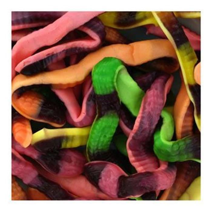 Vidal - Lot 3x Bonbons serpents géants - Sachet 2kg