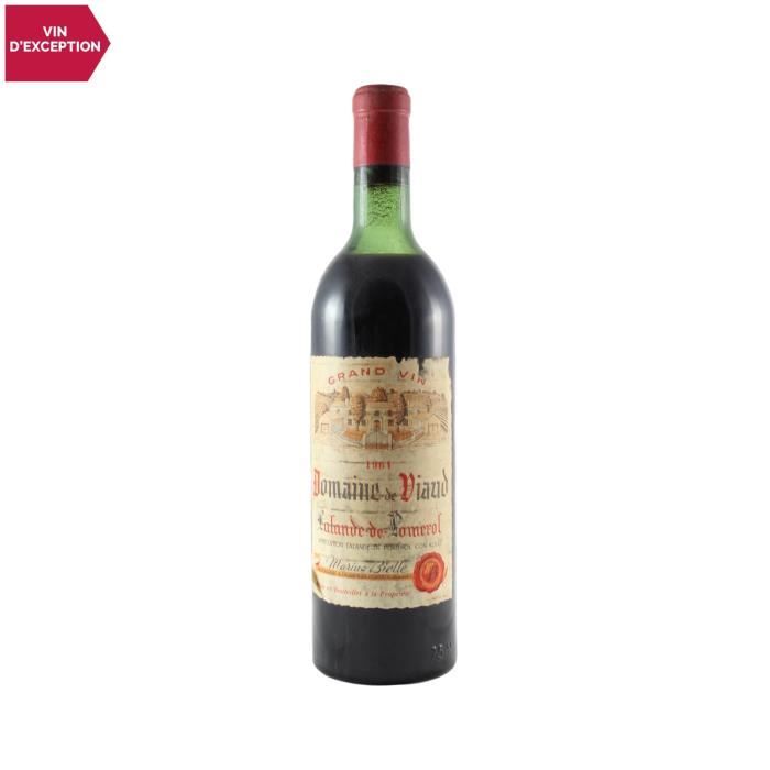 Domaine de Viaud Lalande-de-Pomerol Rouge 1964 - 75cl - Vin AOC Rouge de Bordeaux - Cépages Merlot, Cabernet Franc