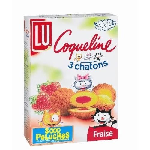 LU COQUELINE - Coqueline Fraise 165G - Lot De 4