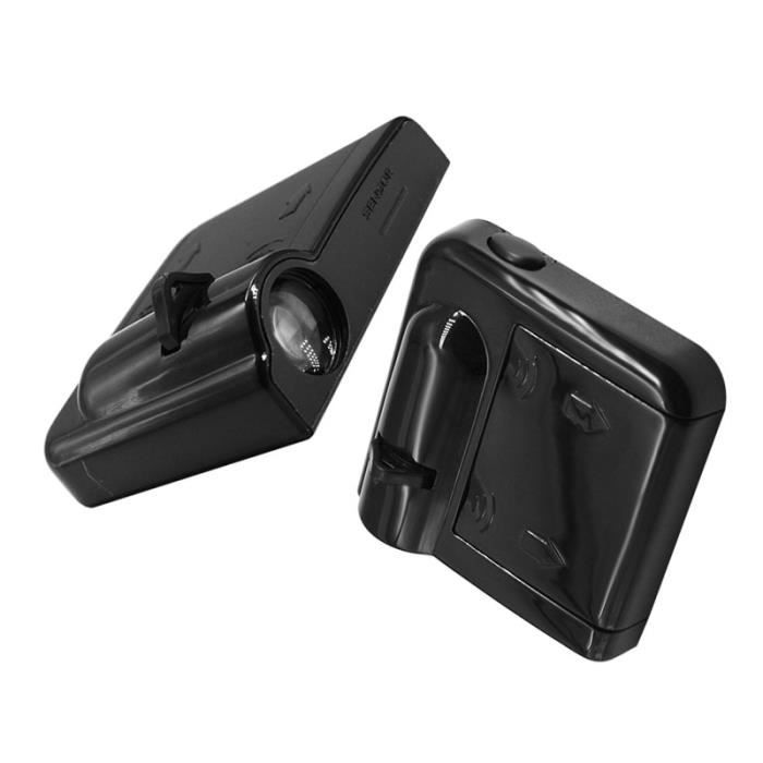 For Renault -Projecteur LED sans fil pour porte de voiture, 2 pièces, lampe de bienvenue pour Honda, Peugeot, Ford, Renault, Mitsubi